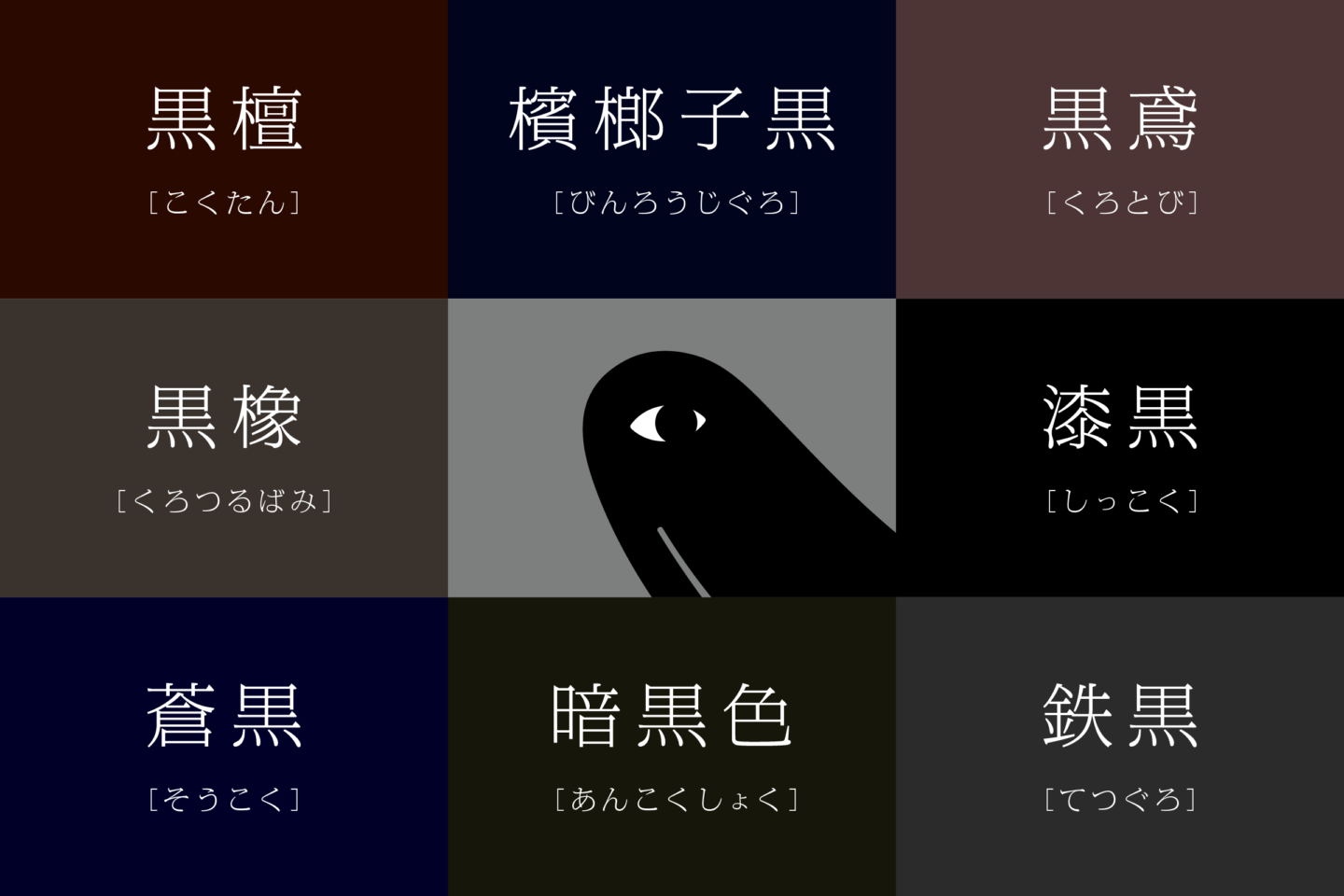 黒を表す言葉、いくつある？｜前編 - 黒の研究所